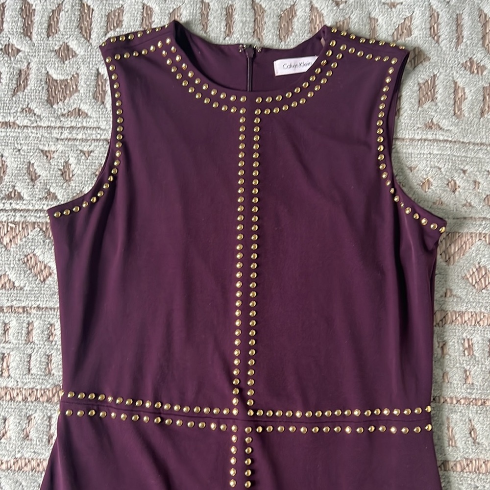 Plum work dress